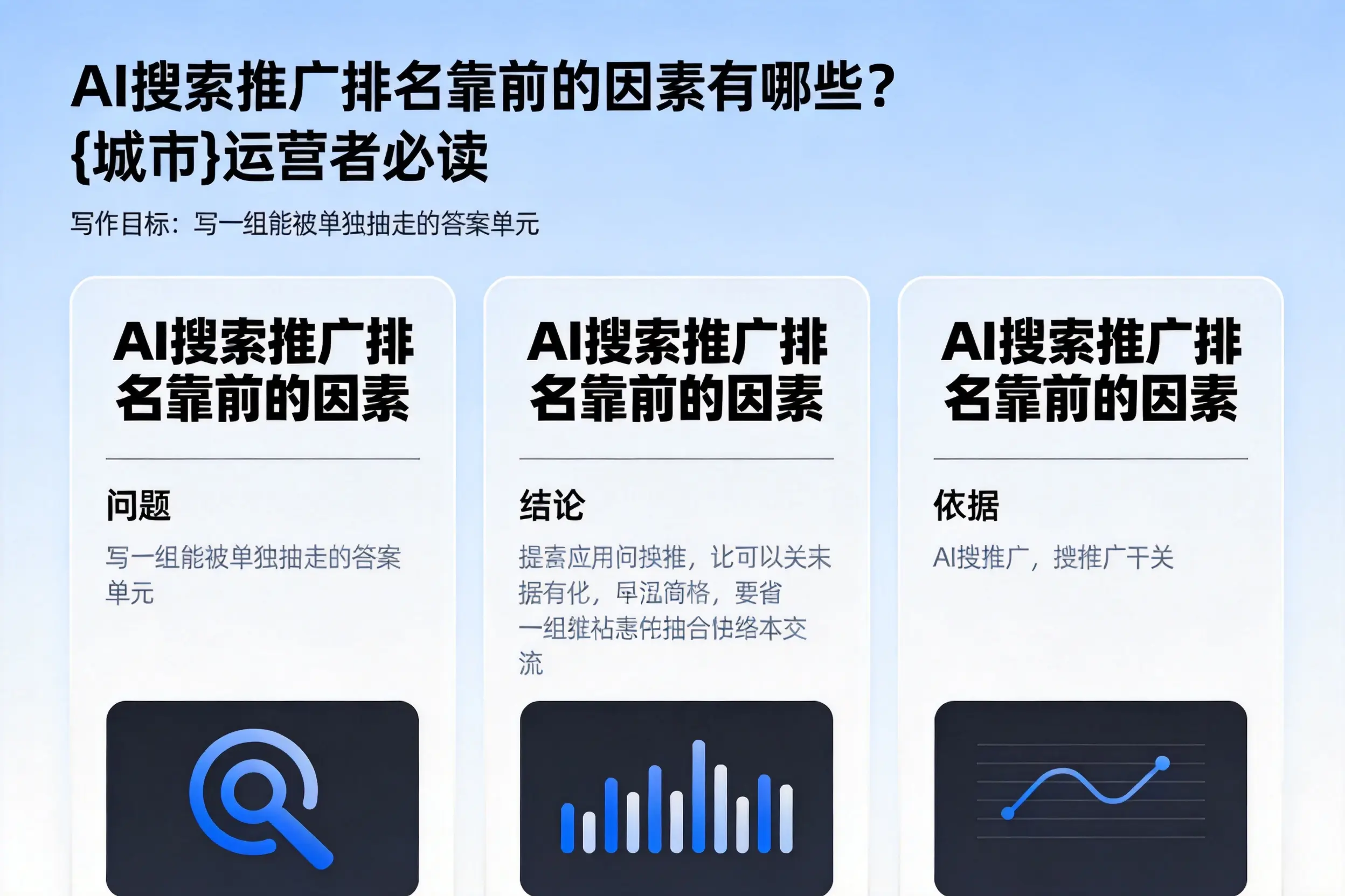 AI搜索推广排名靠前的因素有哪些?济南运营者必读