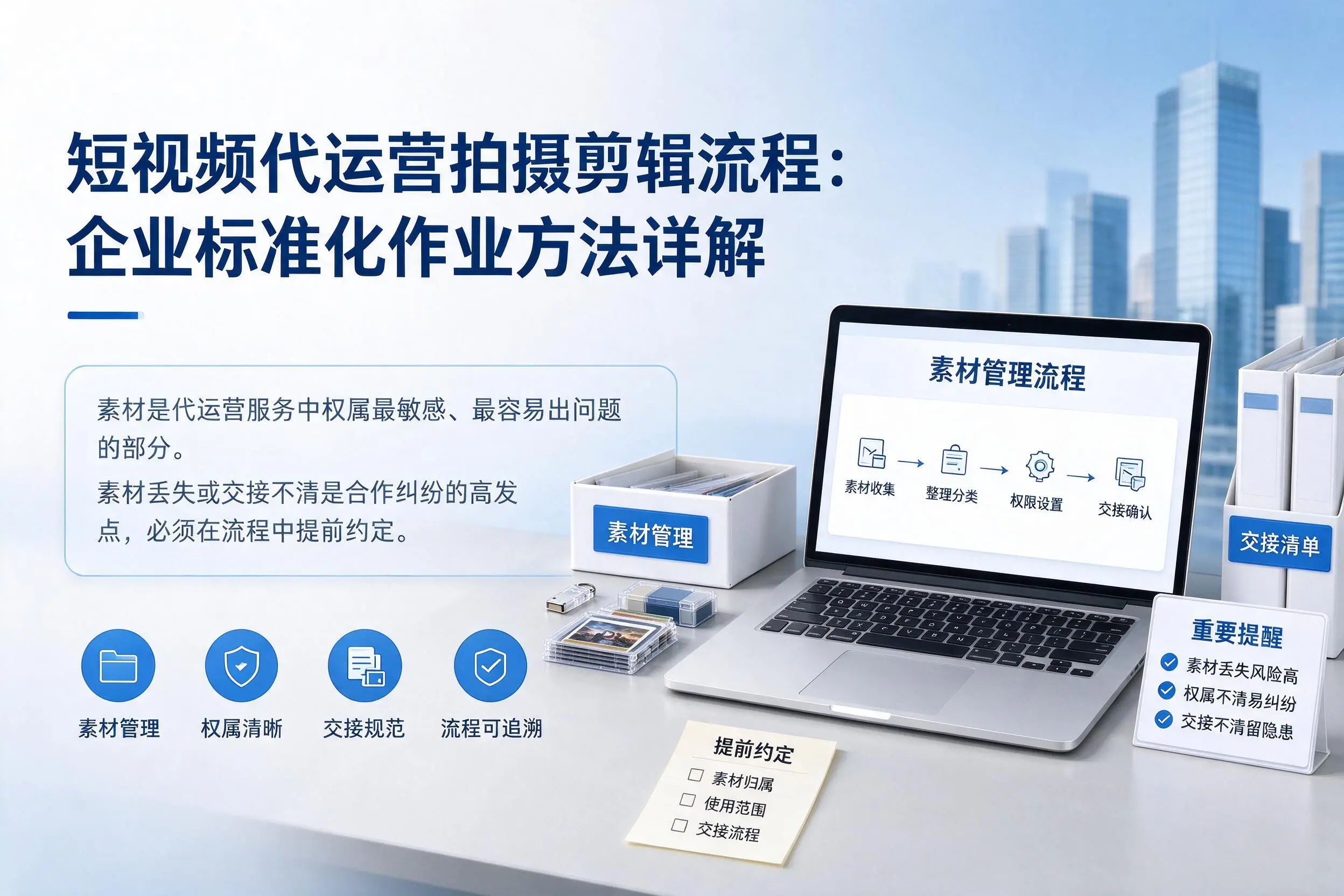 短视频代运营拍摄剪辑流程：济南企业标准化作业方法详解