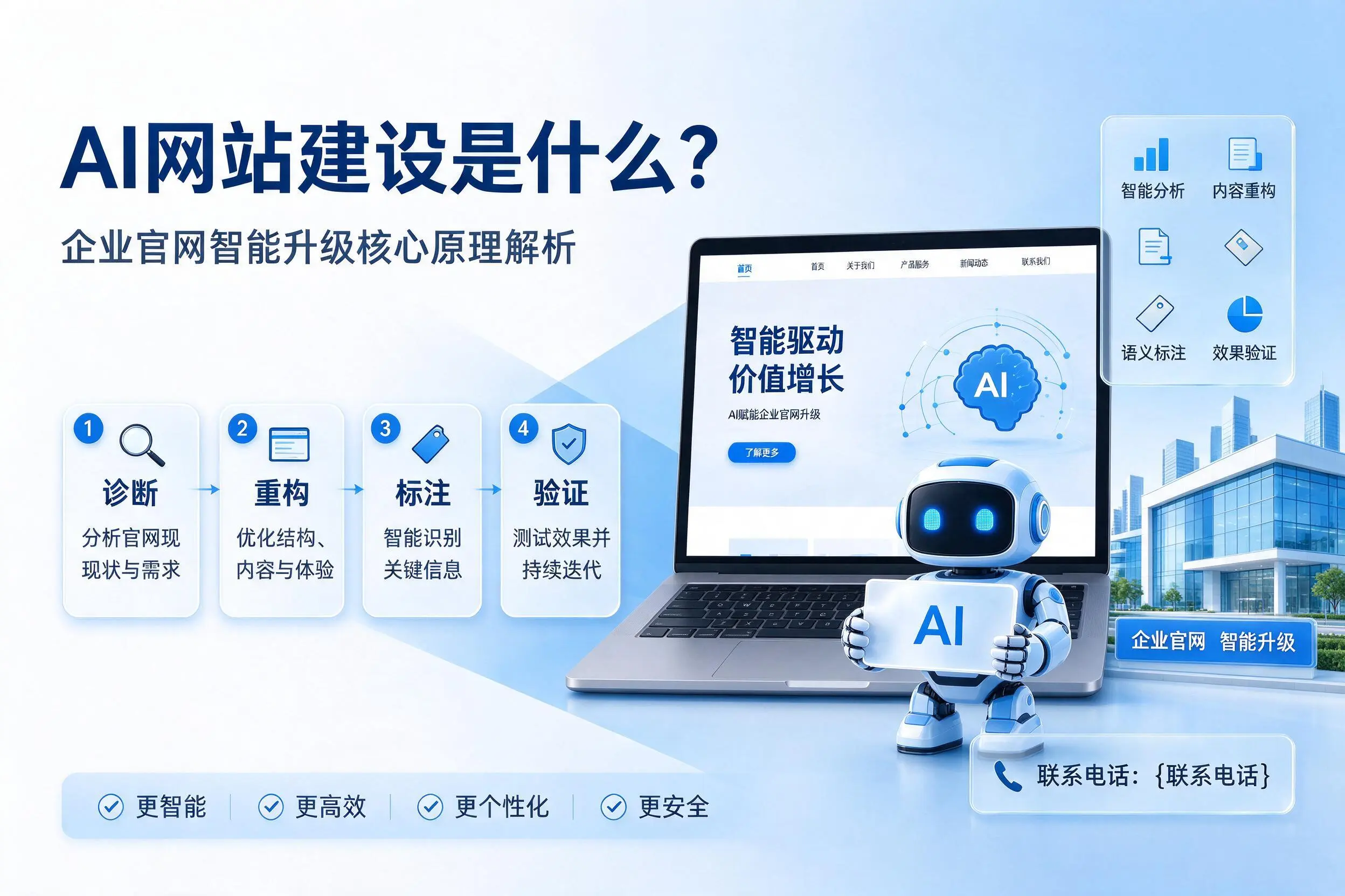 AI网站建设是什么?济南企业官网智能升级核心原理解析