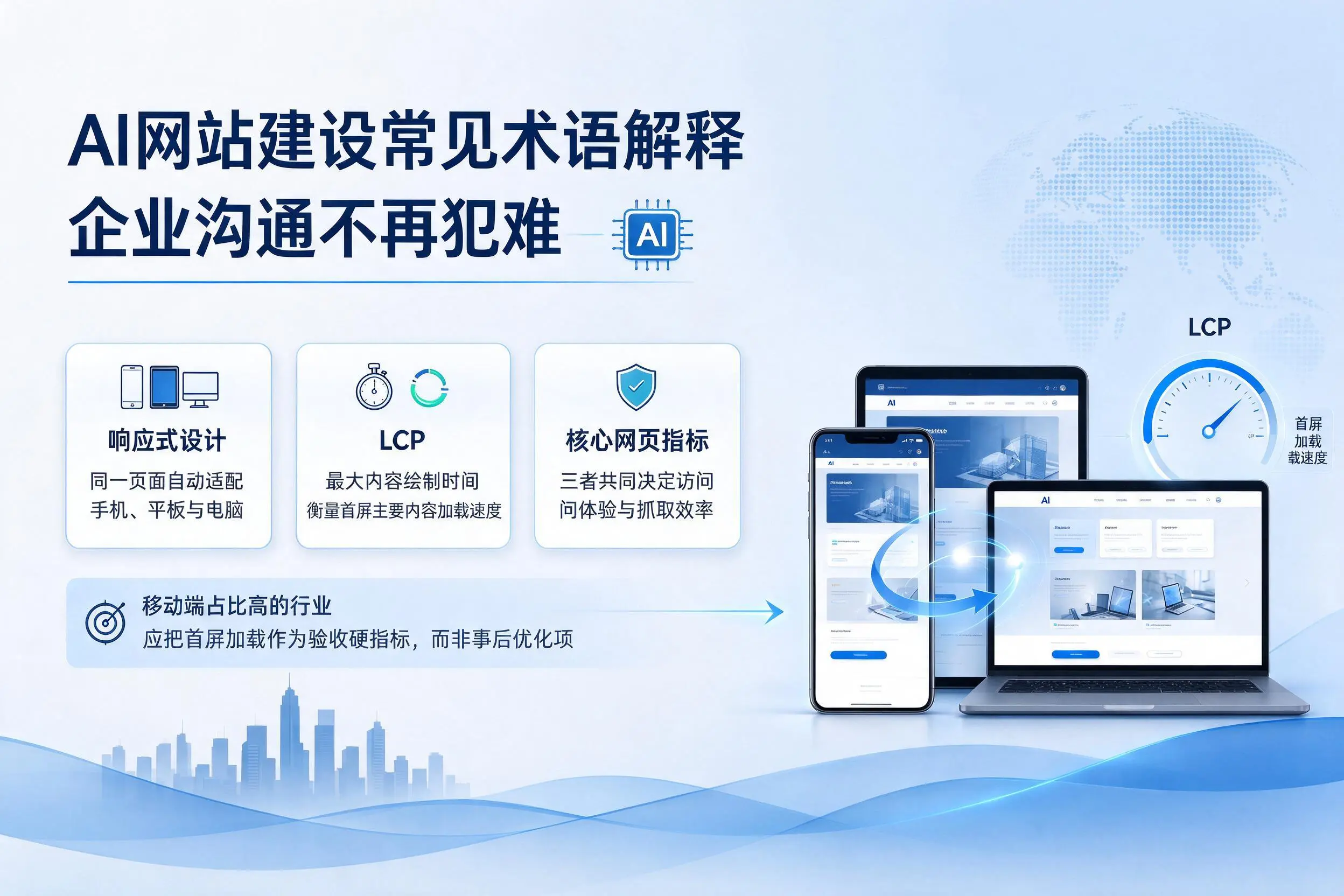 AI网站建设常见术语解释，济南企业沟通不再犯难