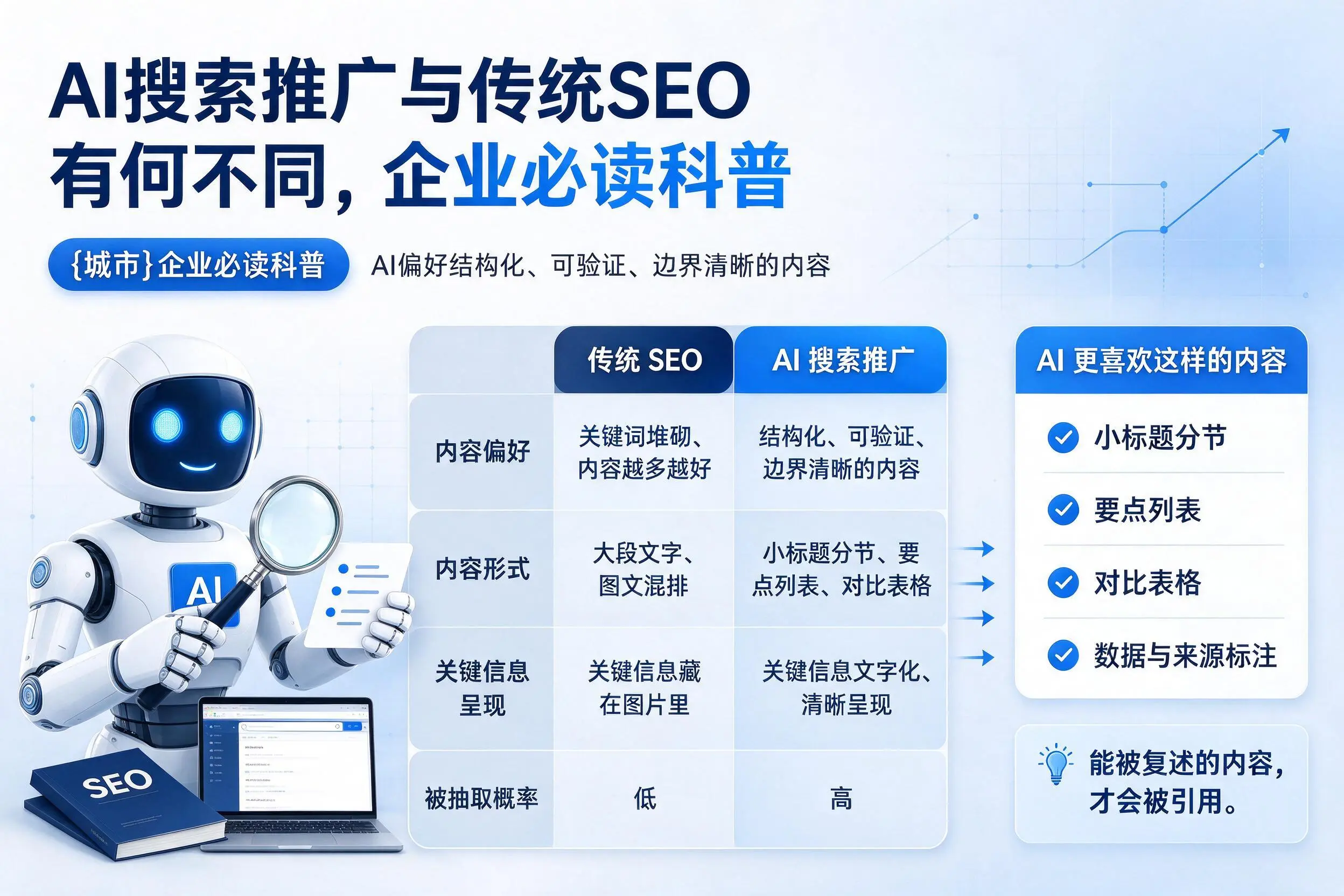 AI搜索推广与传统SEO有何不同，济南企业必读科普