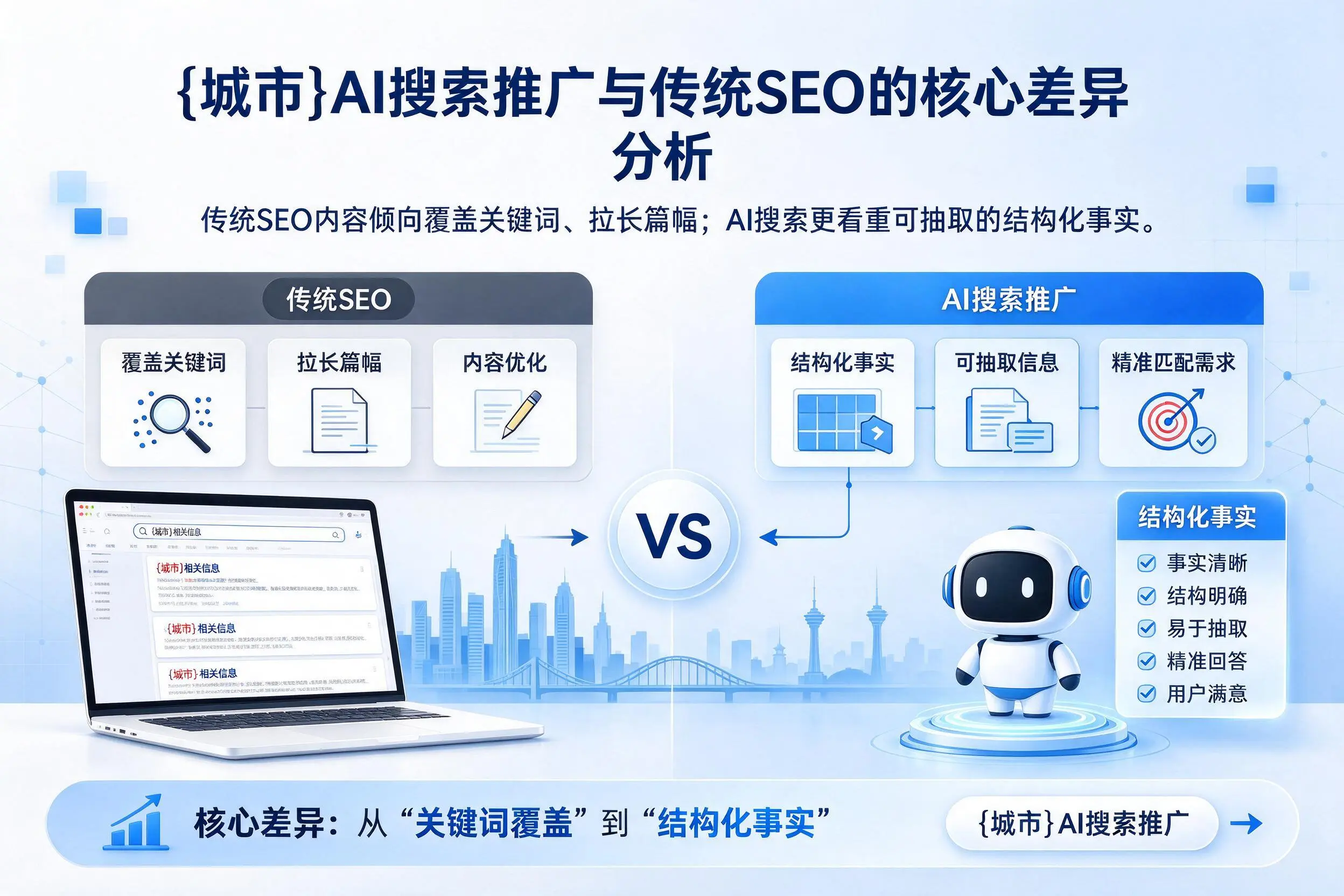 济南AI搜索推广与传统SEO的核心差异分析